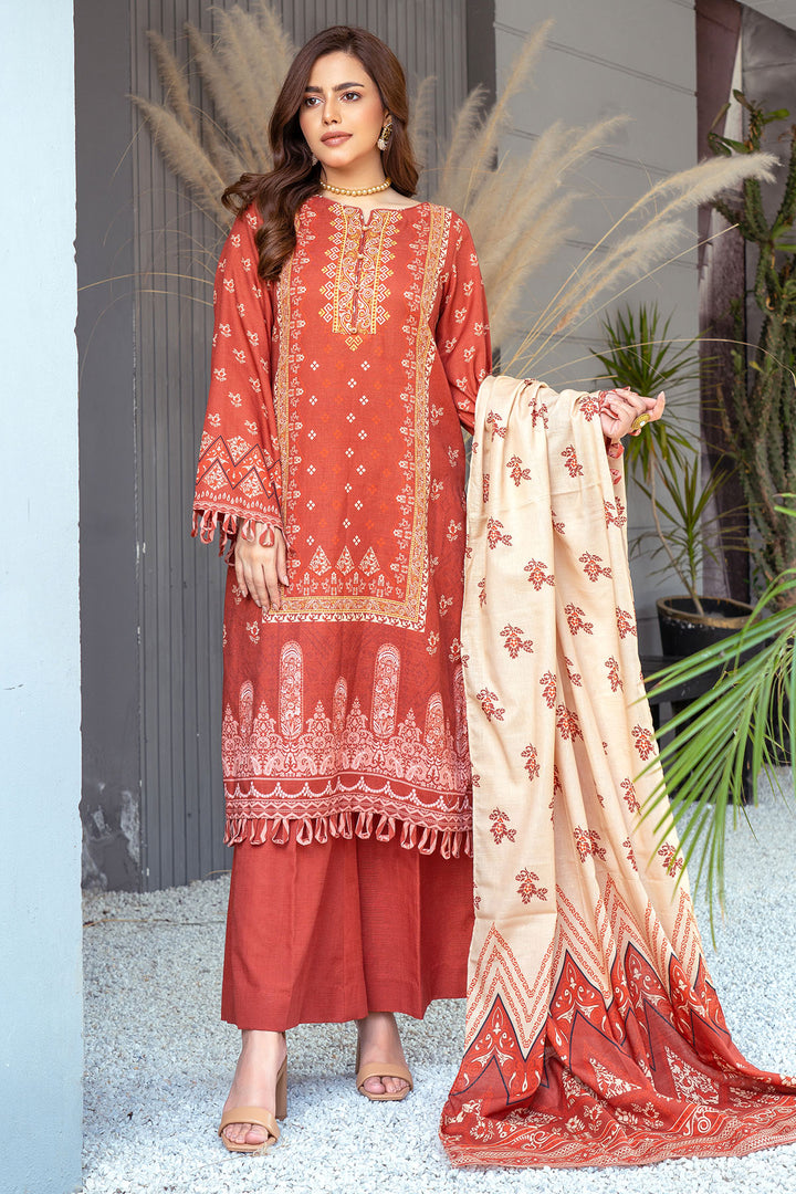3498-PRINT-A DIGITAL PRINTED KHADDAR UNSTITCHED