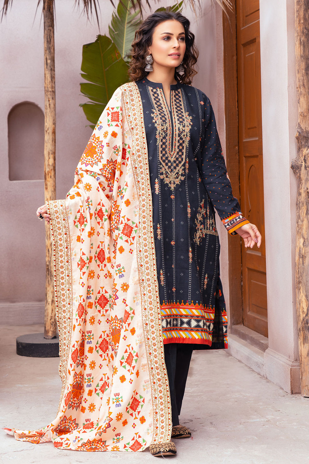 3509-ROSS DIGITAL PRINTED KHADDAR UNSTITCHED