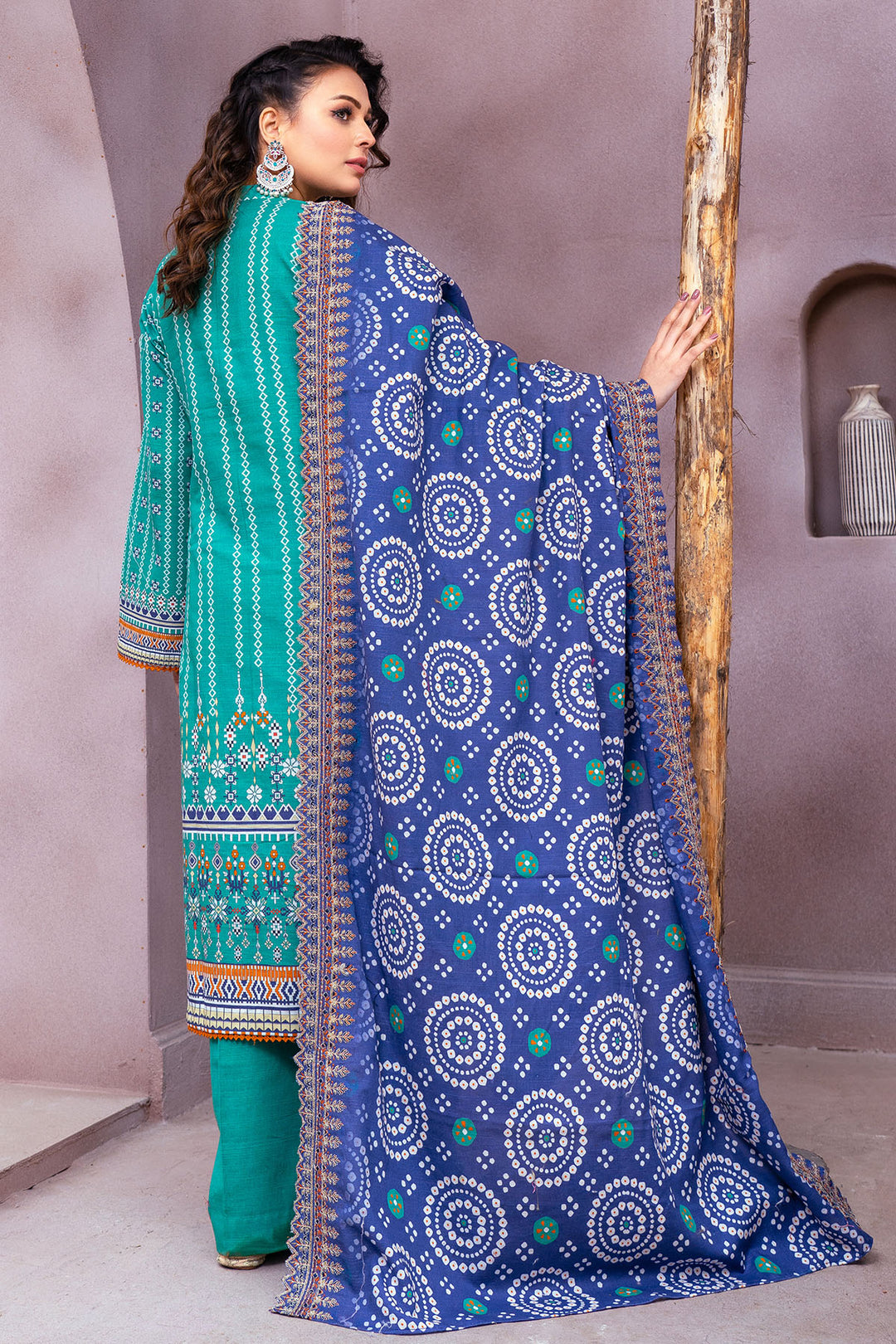 3512-CHANDLER DIGITAL PRINTED KHADDAR UNSTITCHED