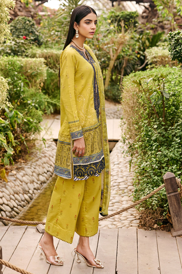3532-CERULEAN DIGITAL PRINTED LAWN UNSTITCHED