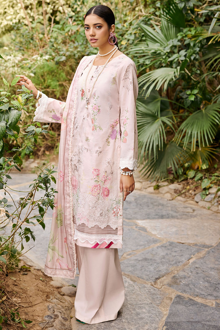3535-EGGSHELL DIGITAL PRINTED LAWN UNSTITCHED