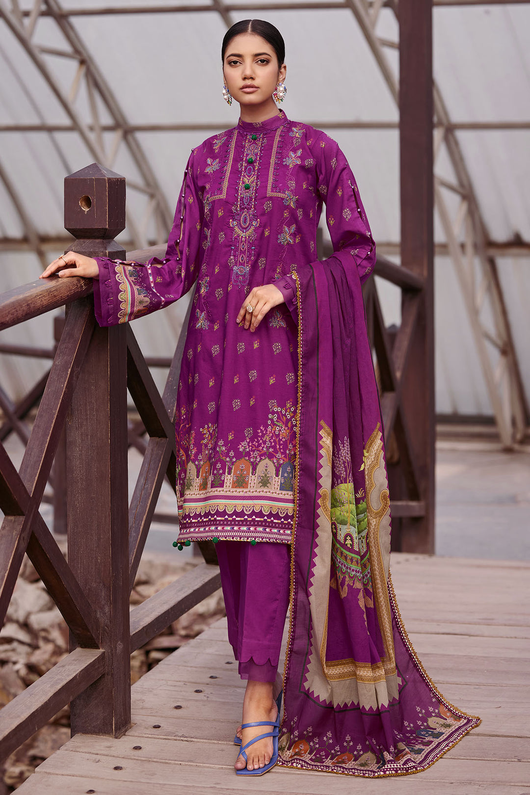 3542-JAHANARA DIGITAL PRINTED LAWN UNSTITCHED