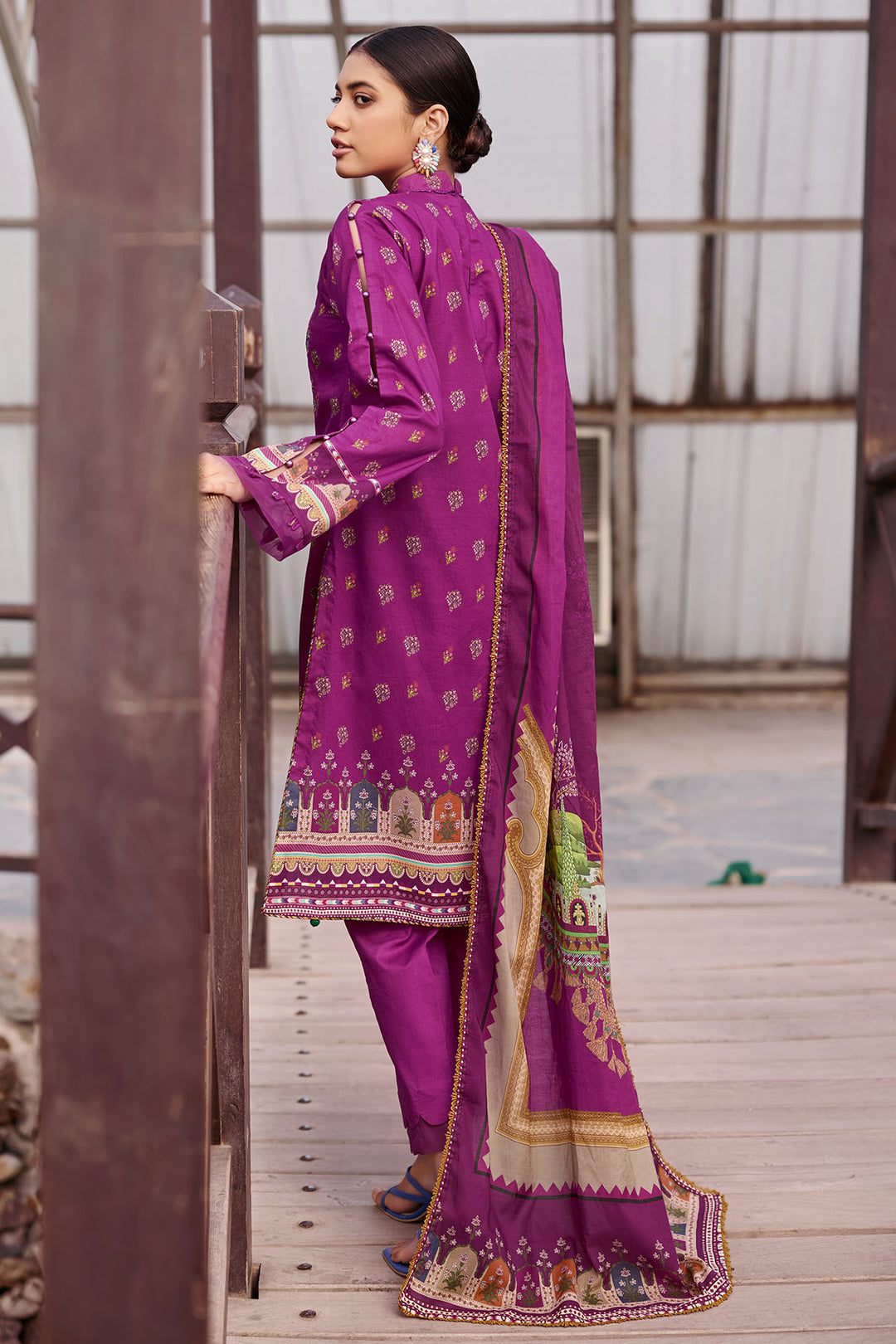 3542-JAHANARA DIGITAL PRINTED LAWN UNSTITCHED
