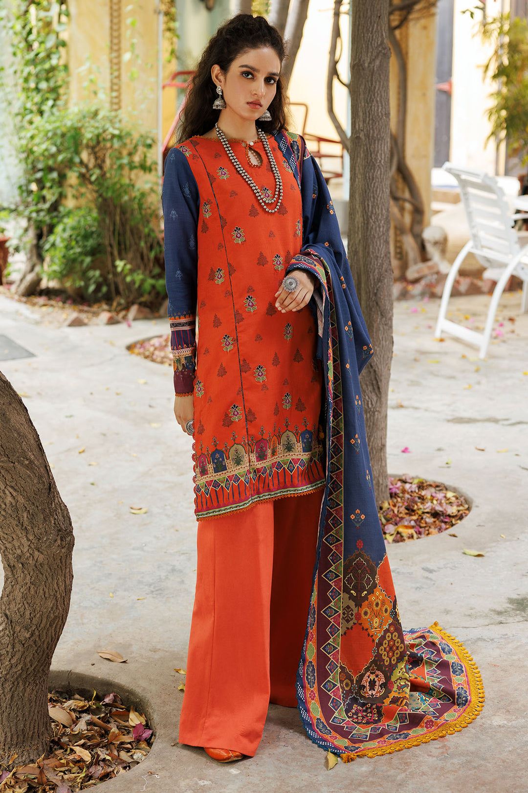 3603-DAYLILY DIGITAL PRINTED KHADDAR UNSTITCHED