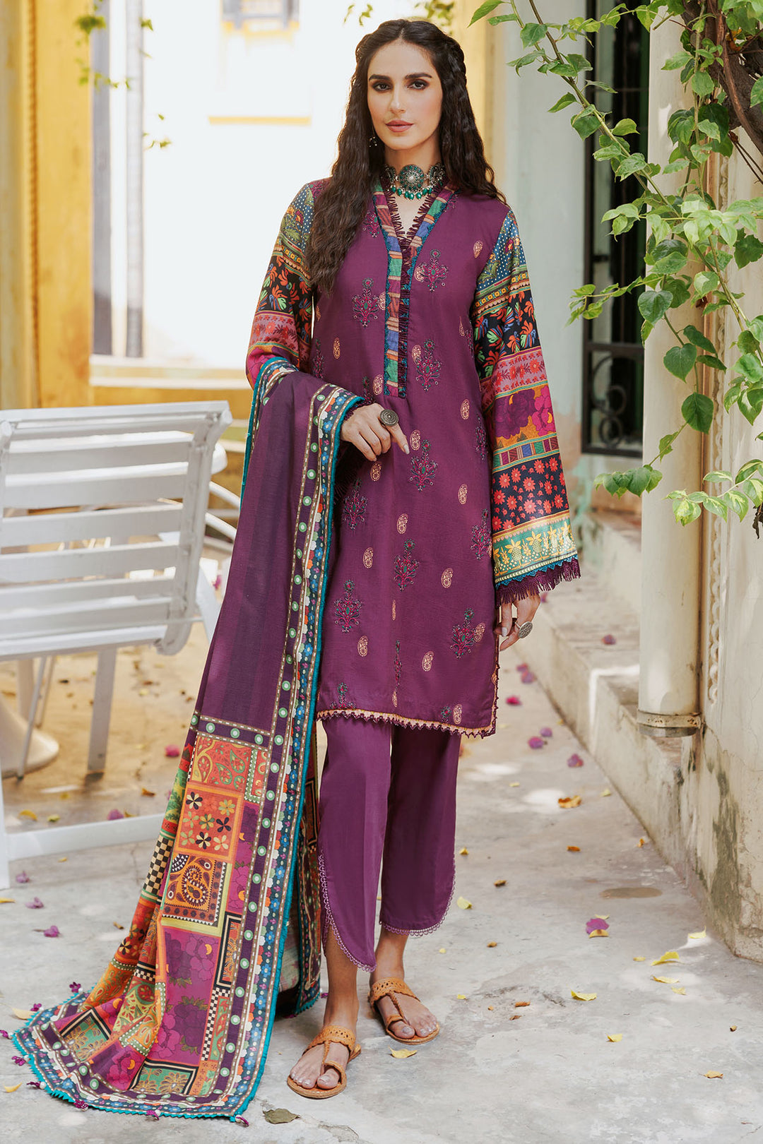 3604-MAPLE DIGITAL PRINTED KHADDAR UNSTITCHED