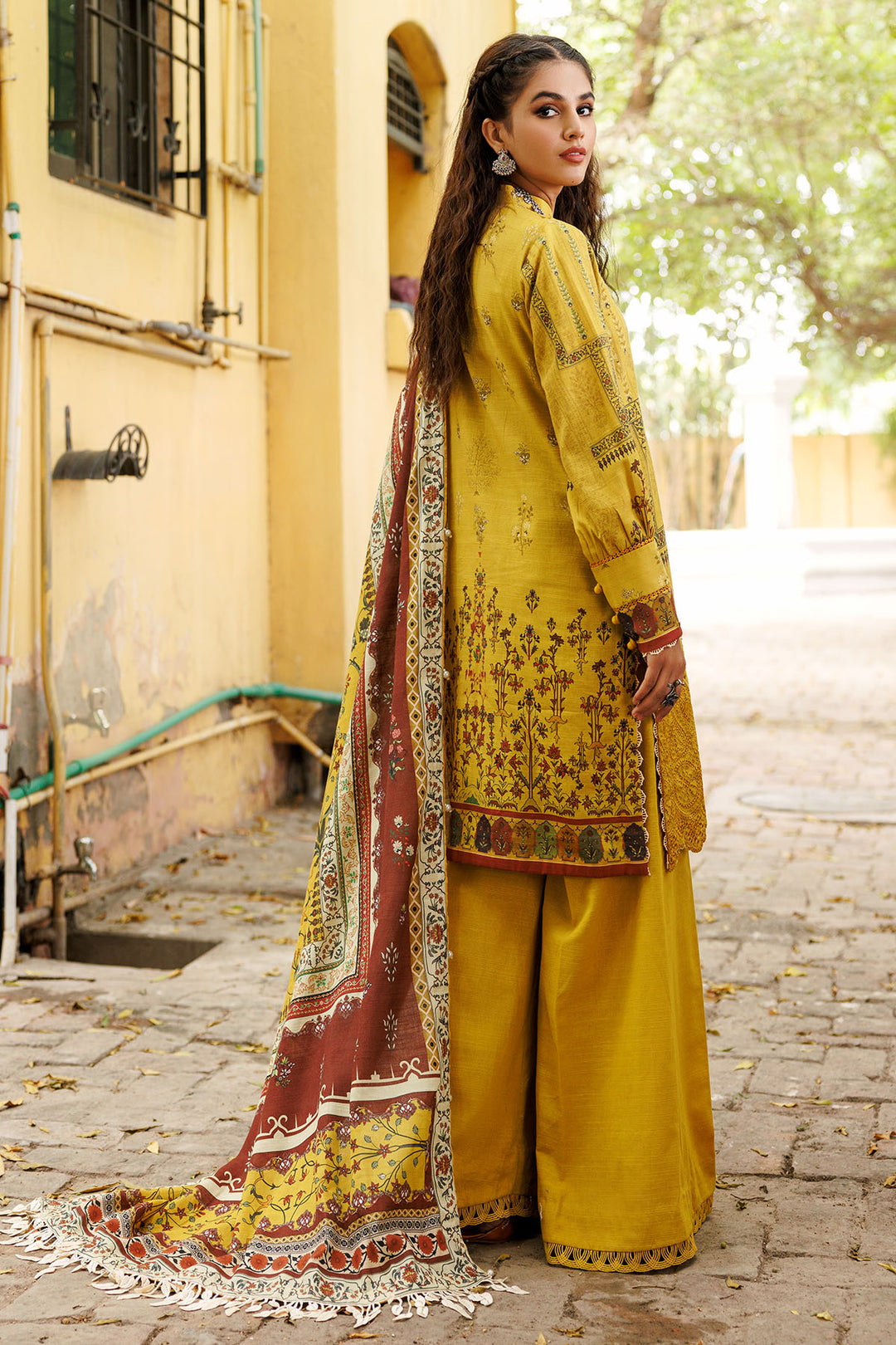 3605-HINOKI DIGITAL PRINTED KHADDAR UNSTITCHED