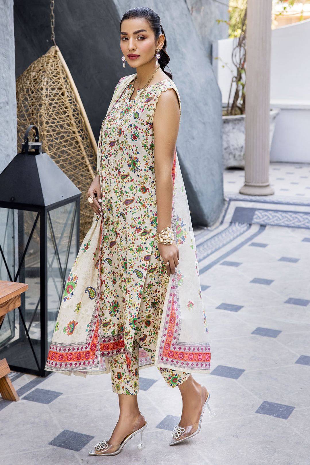 3707-JASMINE DIGITAL PRINTED LAWN UNSTITCHED