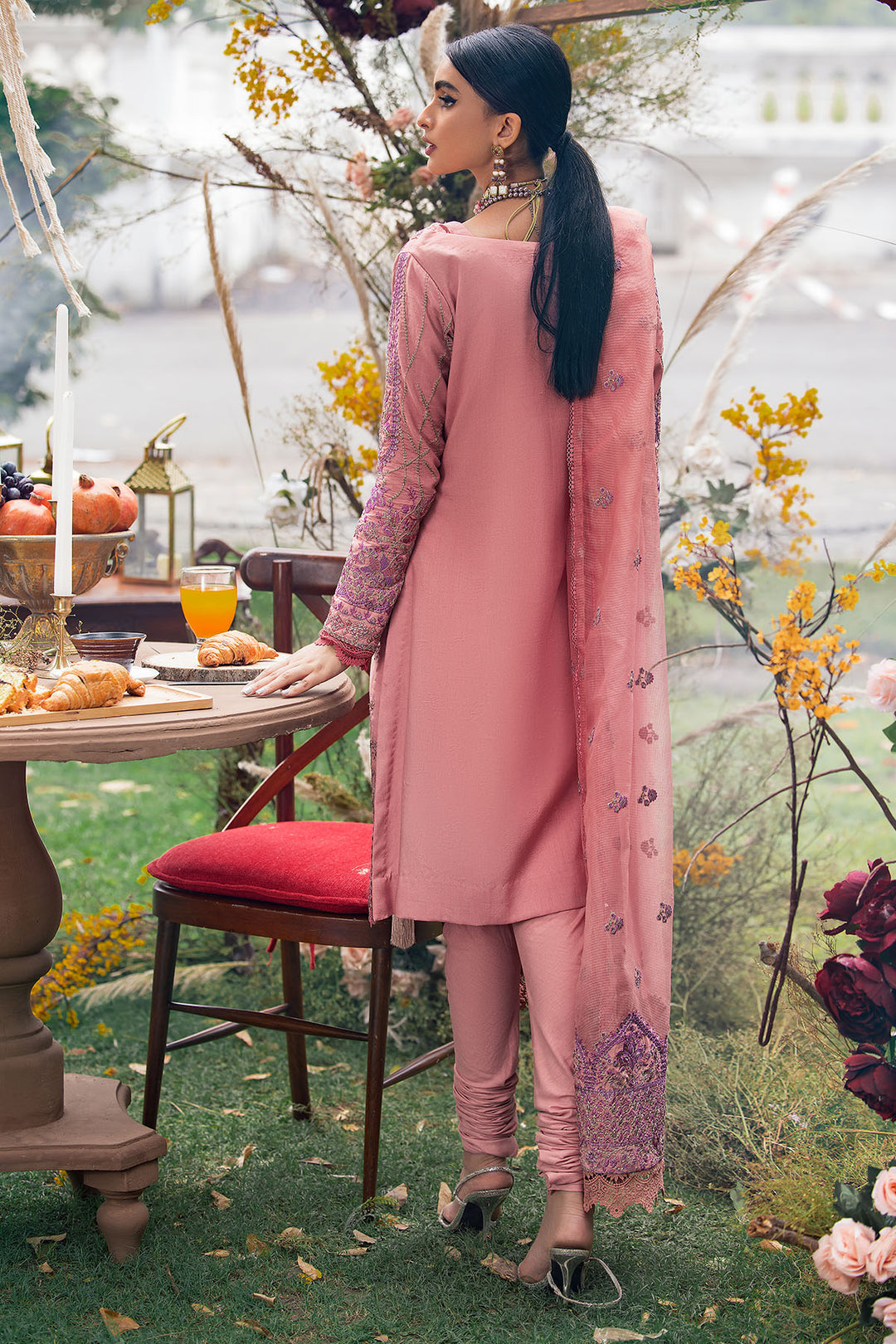 3790-TULARE EMBROIDERED LINEN STITCHED