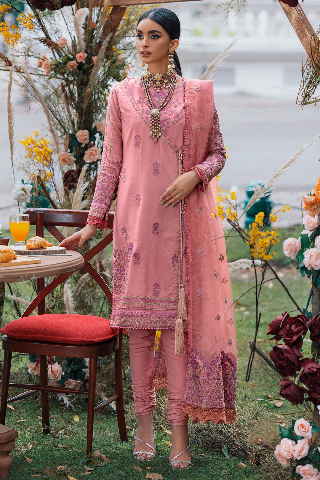 3790-TULARE EMBROIDERED LINEN STITCHED