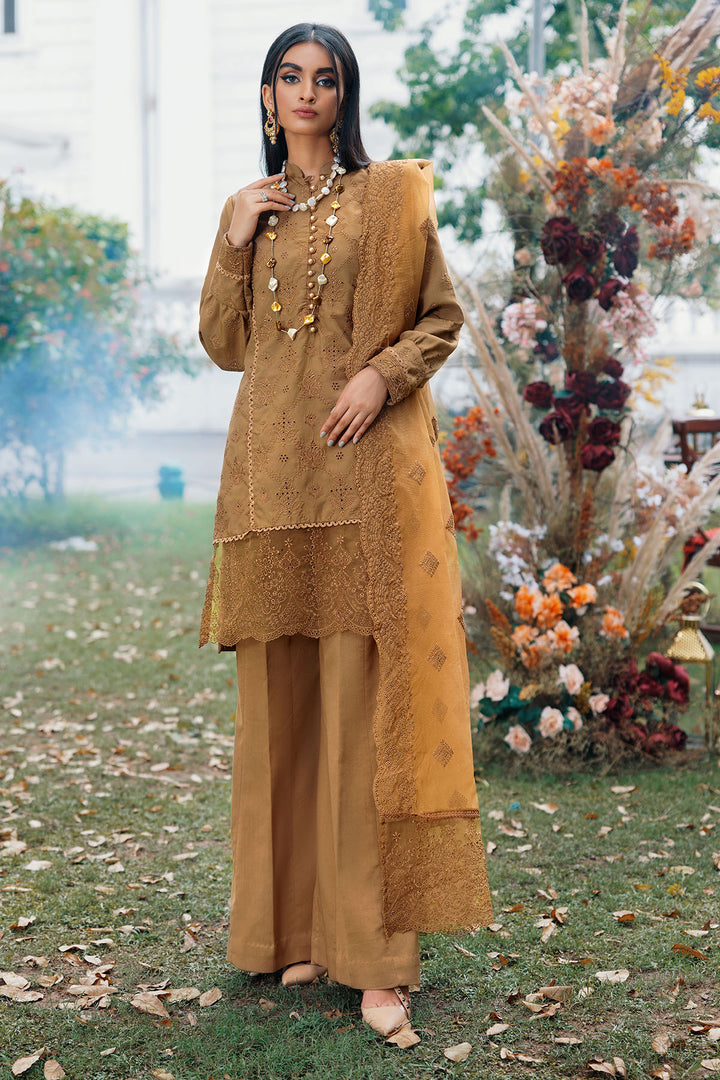 3791-CHELAN EMBROIDERED LINEN STITCHED