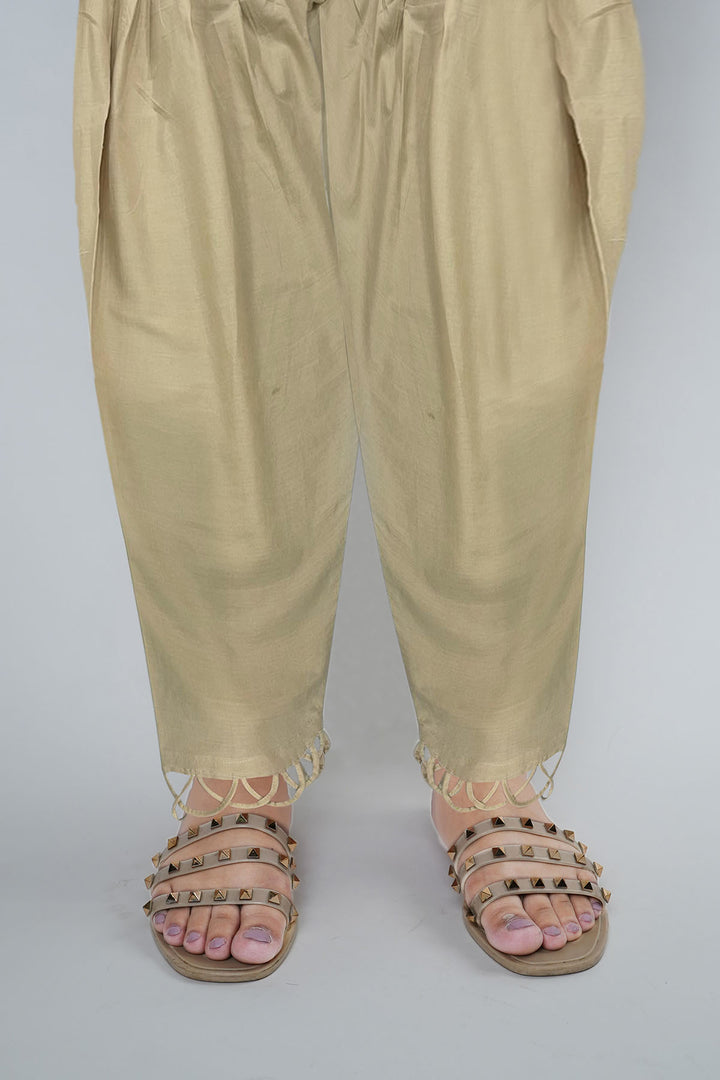 3848-SKIN EMBROIDERED TROUSER STITCHED