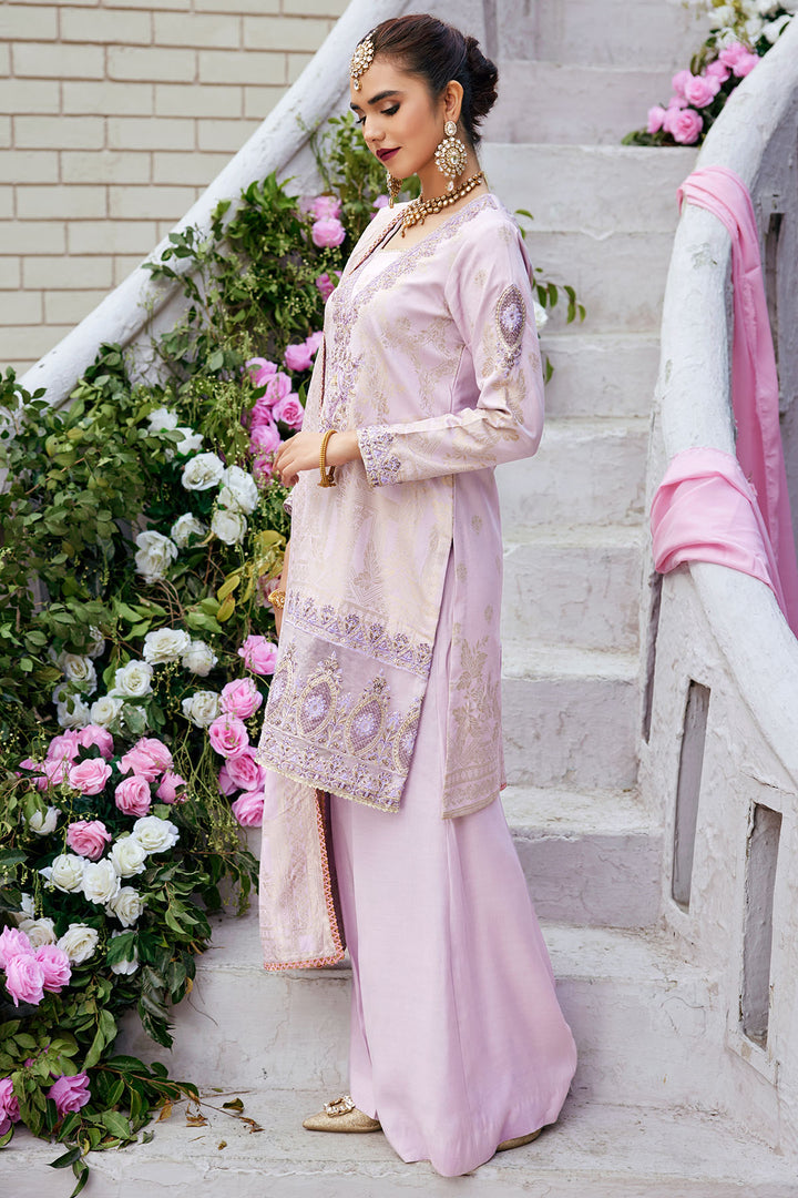 3851-MEHRNAZ EMBROIDERED JACQUARD STITCHED