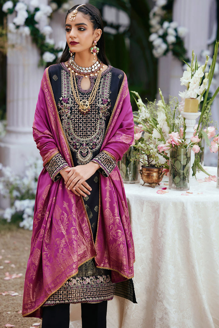 3853-EZEL EMBROIDERED JACQUARD UNSTITCHED