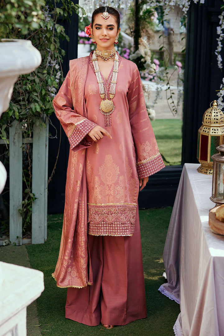 3856-NIHAL EMBROIDERED JACQUARD UNSTITCHED