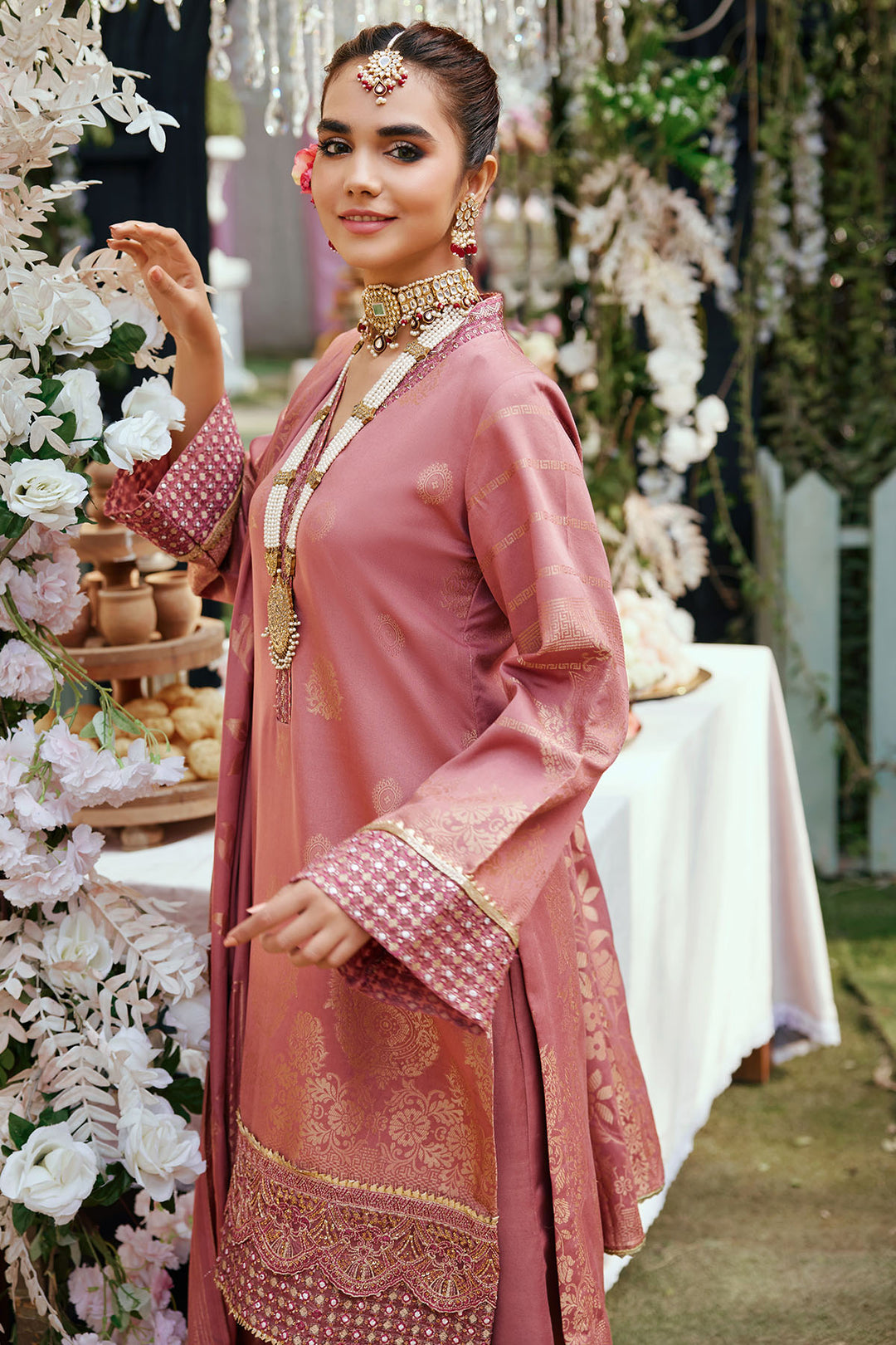 3856-NIHAL EMBROIDERED JACQUARD UNSTITCHED