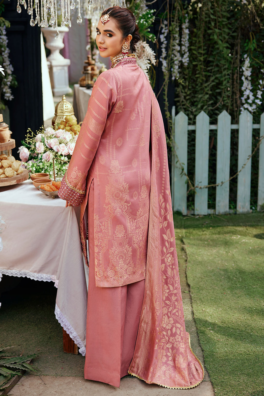 3856-NIHAL EMBROIDERED JACQUARD UNSTITCHED