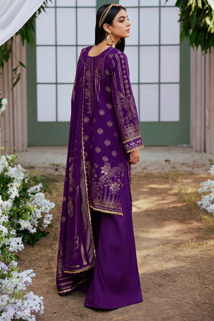 3859-ZIYA EMBROIDERED JACQUARD STITCHED