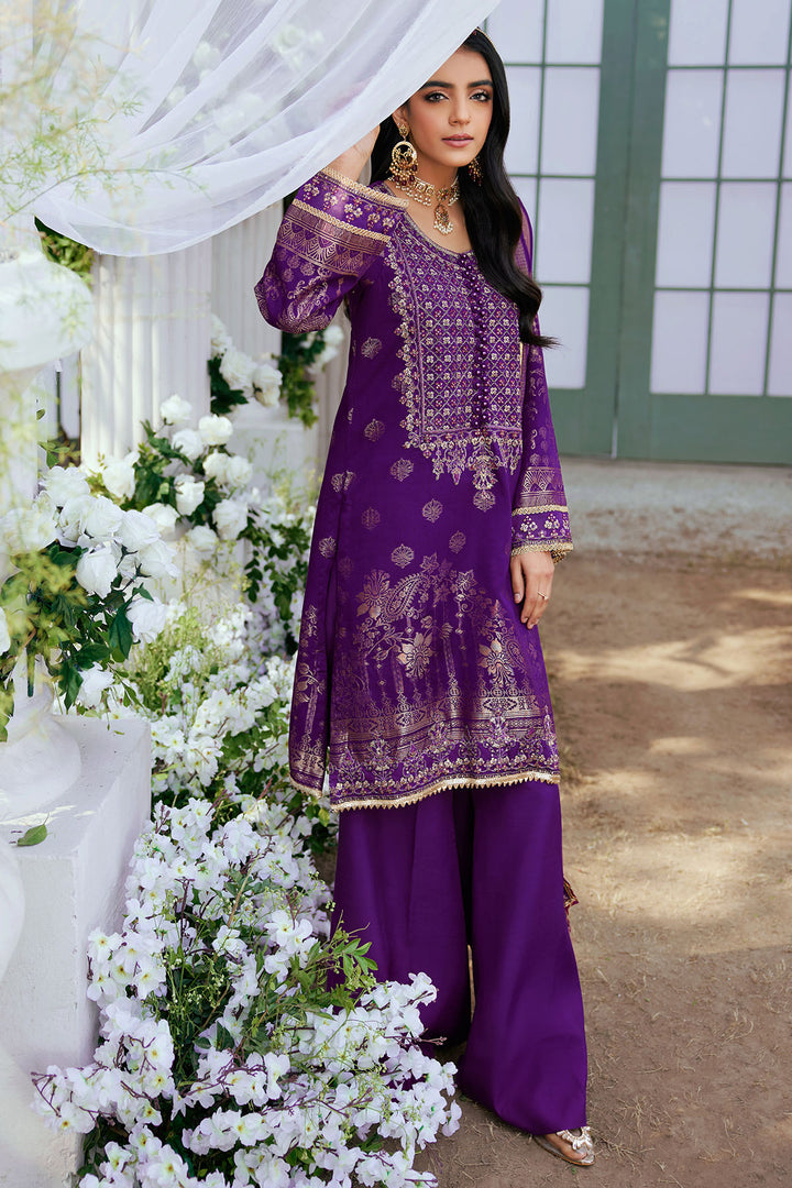 3859-ZIYA EMBROIDERED JACQUARD STITCHED