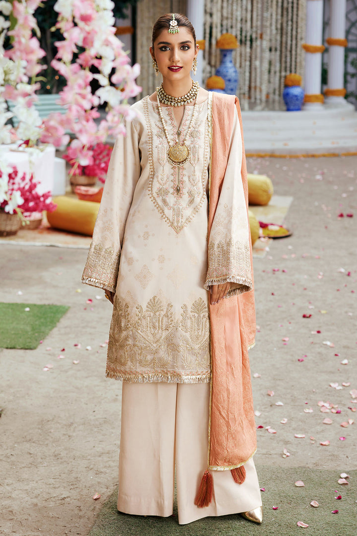 3860-NAZM EMBROIDERED JACQUARD UNSTITCHED