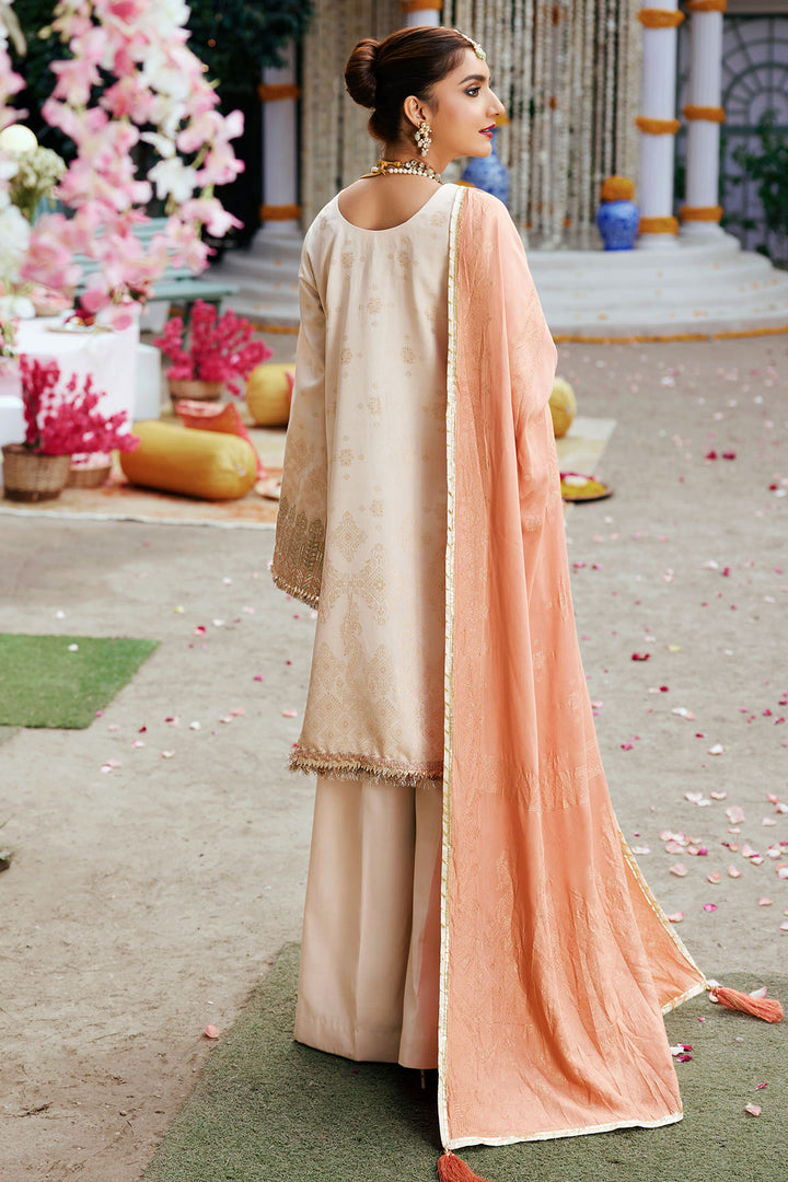 3860-NAZM EMBROIDERED JACQUARD UNSTITCHED