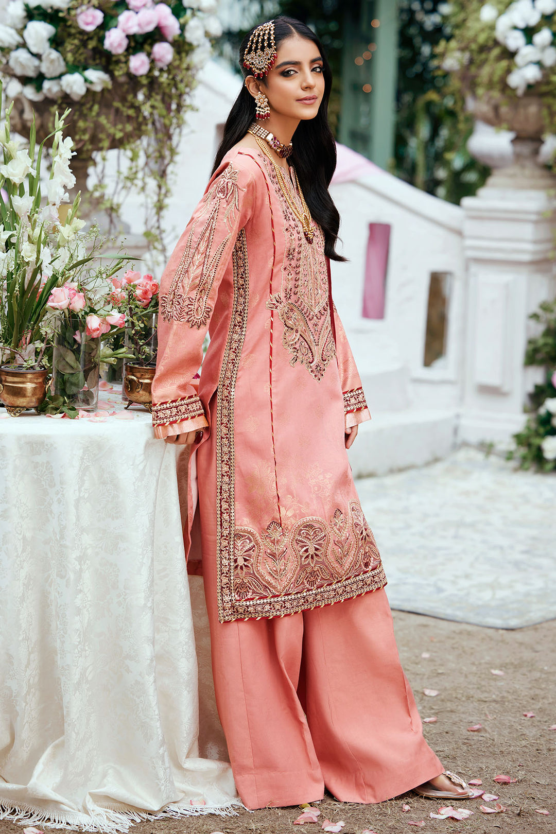 3861-ERAJ EMBROIDERED JACQUARD UNSTITCHED