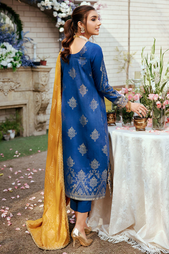3864-ZEENAT EMBROIDERED JACQUARD UNSTITCHED