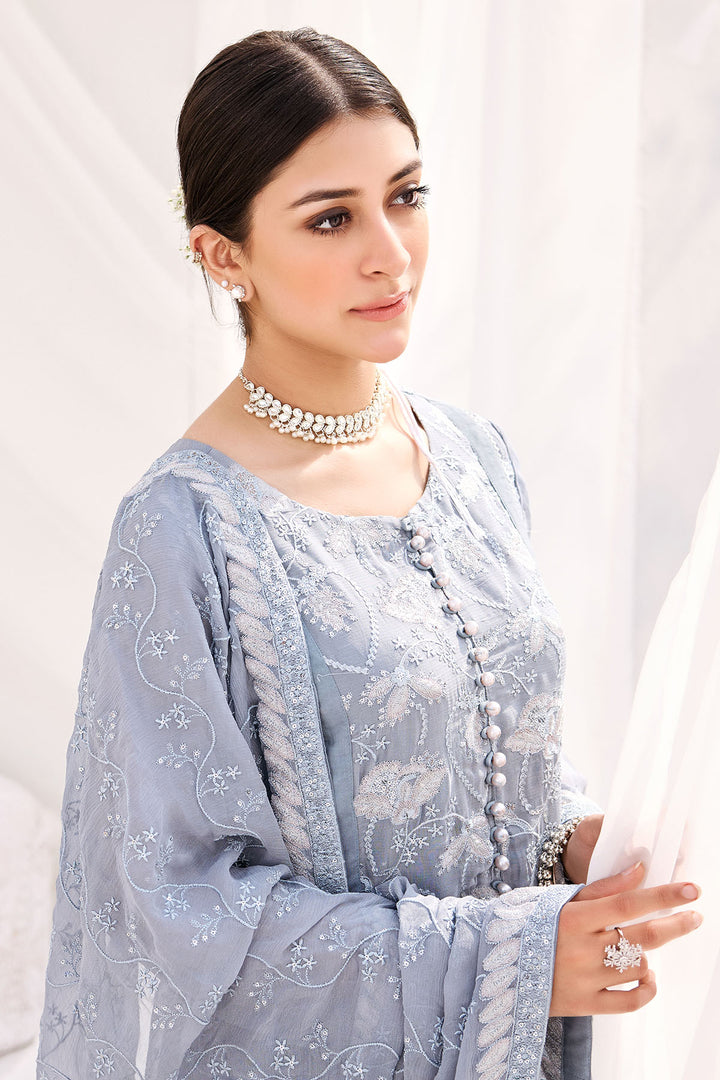 3884-JOLIE EMBROIDERED BEMBERG CHIFFON UNSTITCHED
