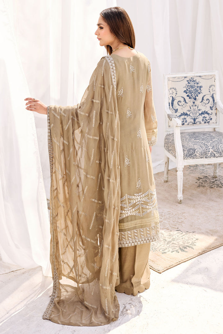 3896-ISLA EMBROIDERED BEMBERG CHIFFON UNSTITCHED