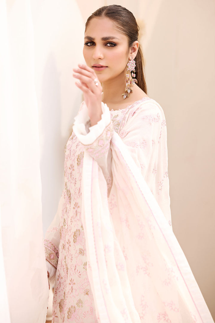 3900-ASAL EMBROIDERED BEMBERG CHIFFON UNSTITCHED