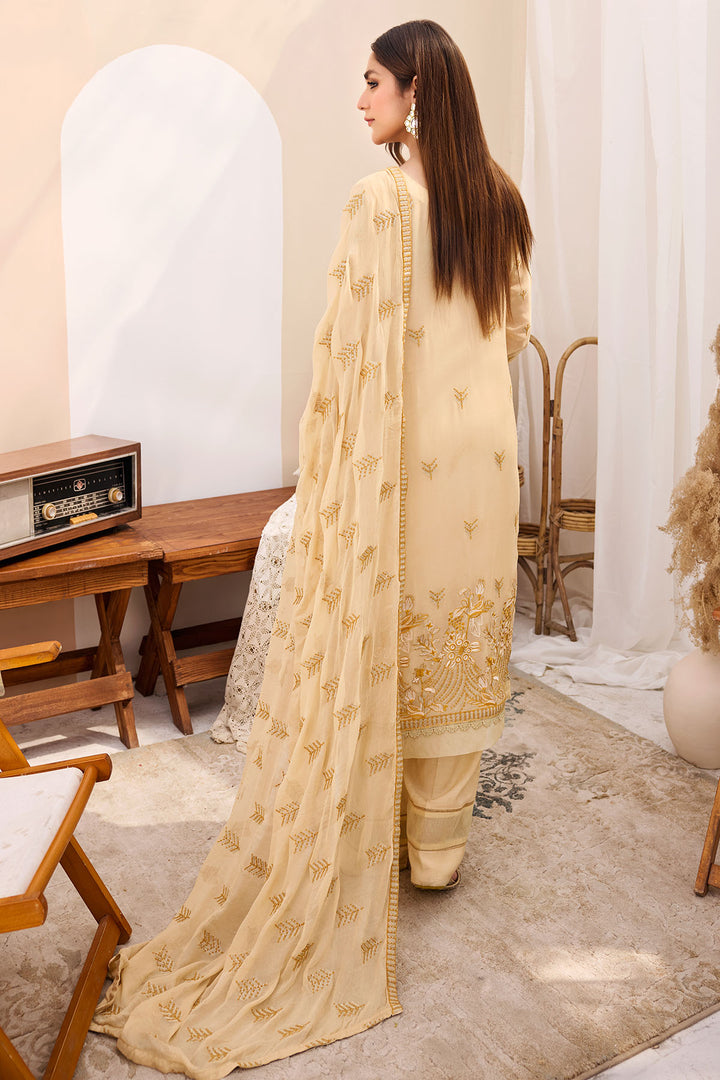 3901-RUHI EMBROIDERED BEMBERG CHIFFON UNSTITCHED
