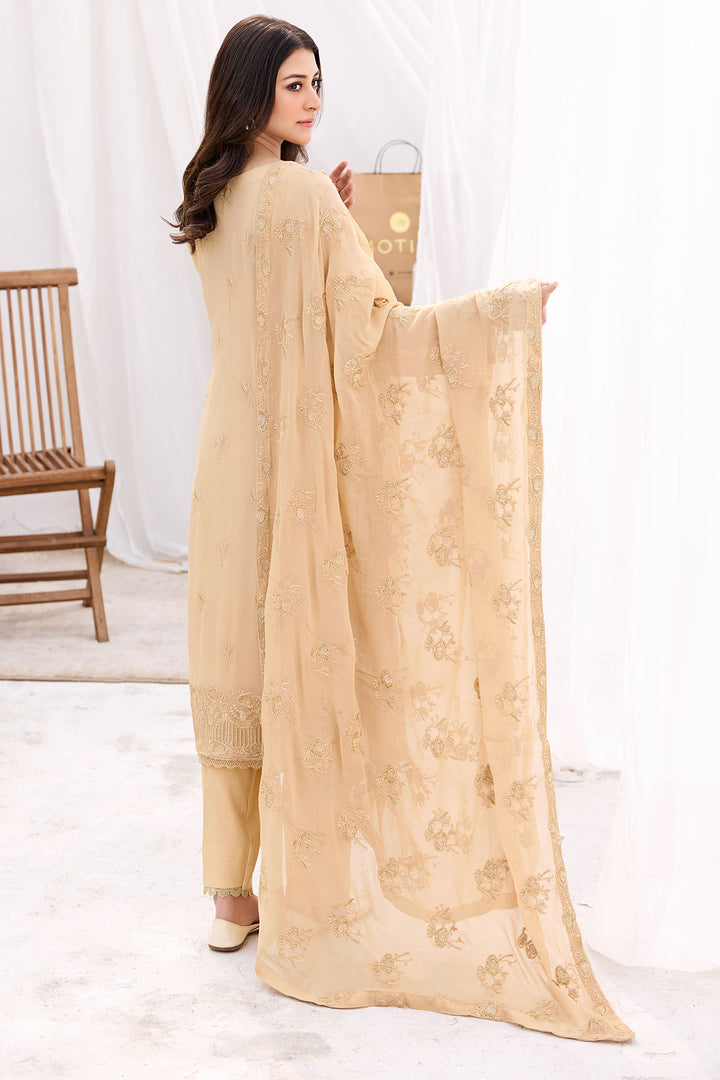 3906-NEDA EMBROIDERED BEMBERG CHIFFON UNSTITCHED