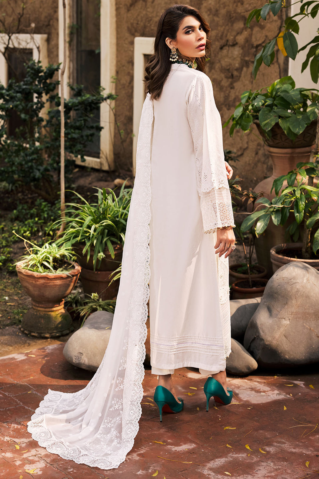 3977-ZOHRA EMBROIDERED LAWN UNSTITCHED