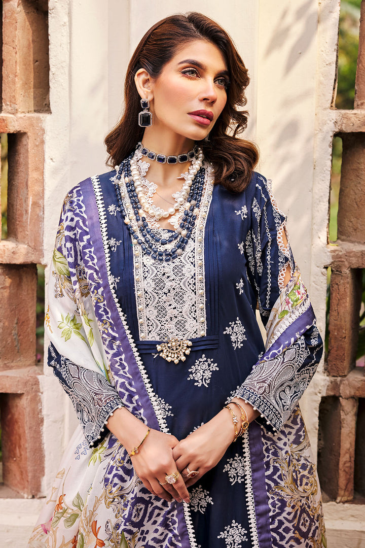 3983-SIBEL EMBROIDERED LAWN UNSTITCHED
