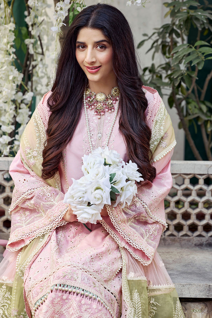 4045-ZILLE EMBROIDERED LAWN STITCHED