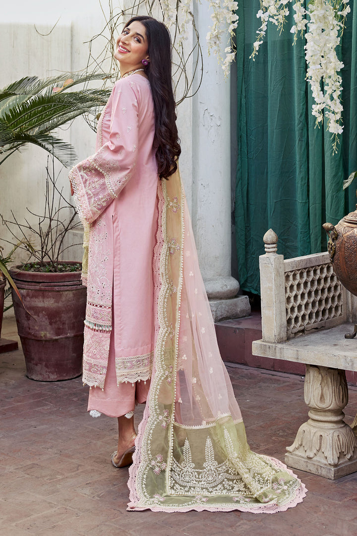 4045-ZILLE EMBROIDERED LAWN STITCHED