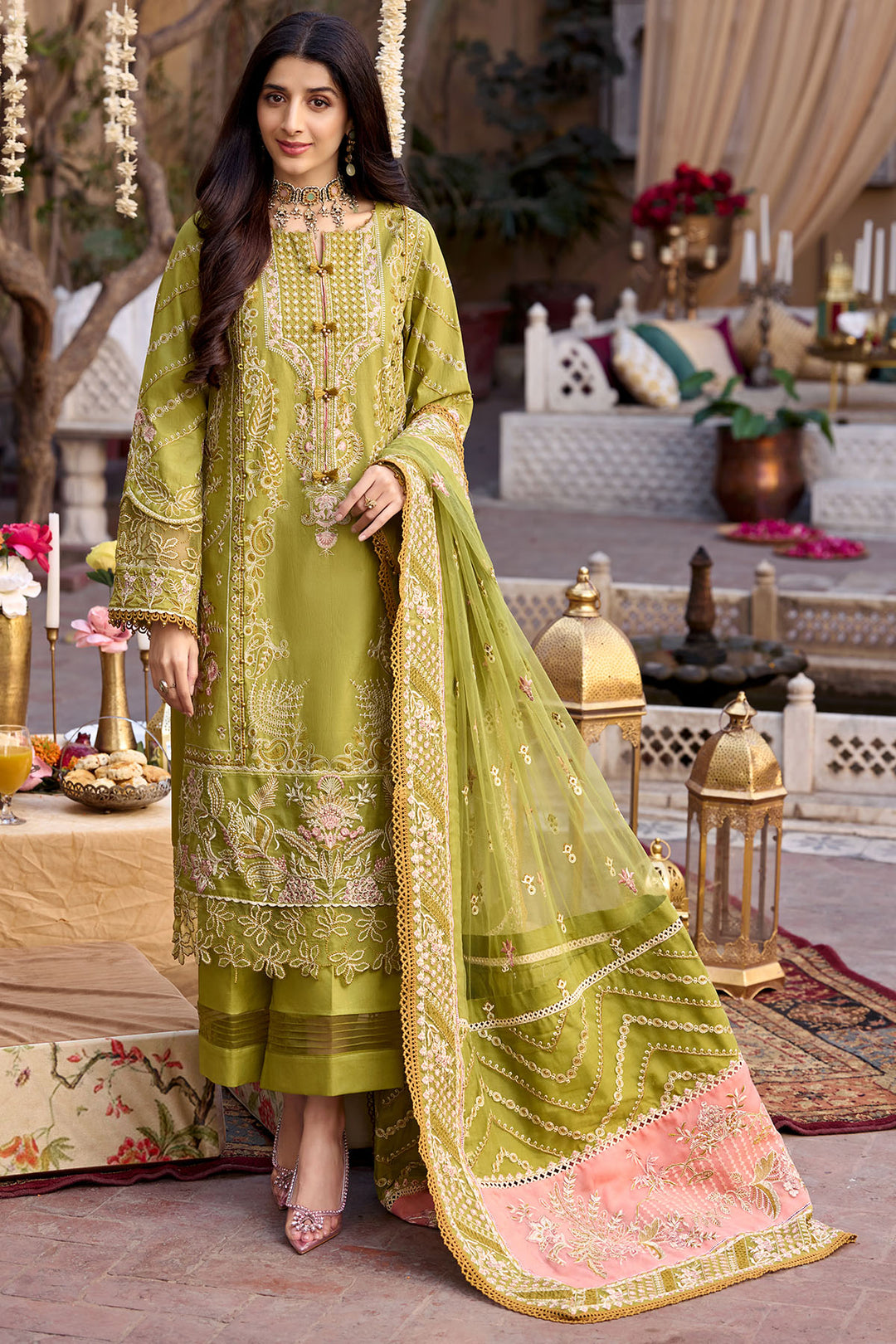 4053-ELISE EMBROIDERED LAWN UNSTITCHED