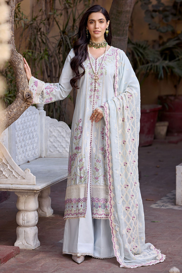 4056-ZOOHA EMBROIDERED LAWN STITCHED