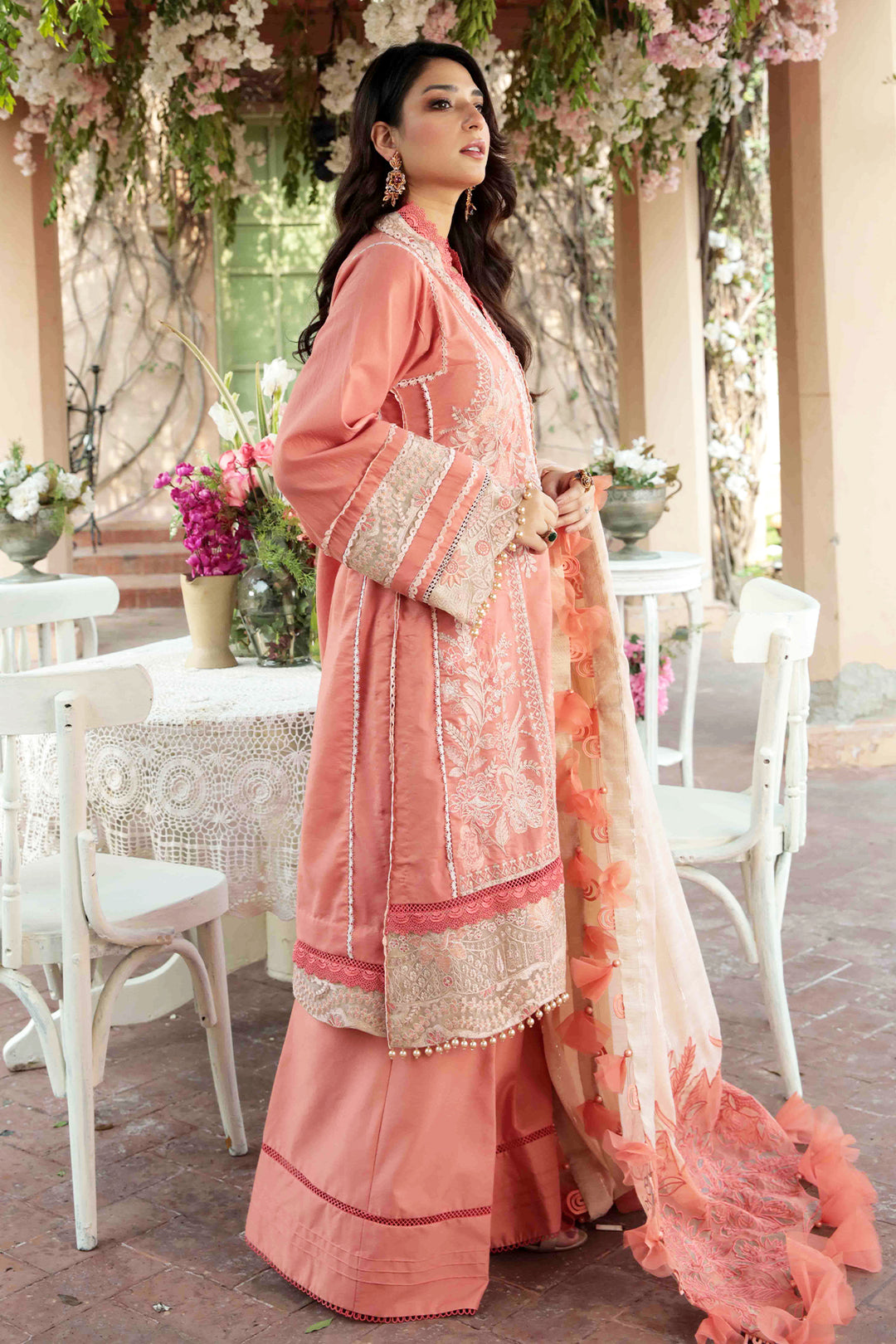 3822-RANI-BAGH EMBROIDERED COTTON SATIN UNSTITCHED
