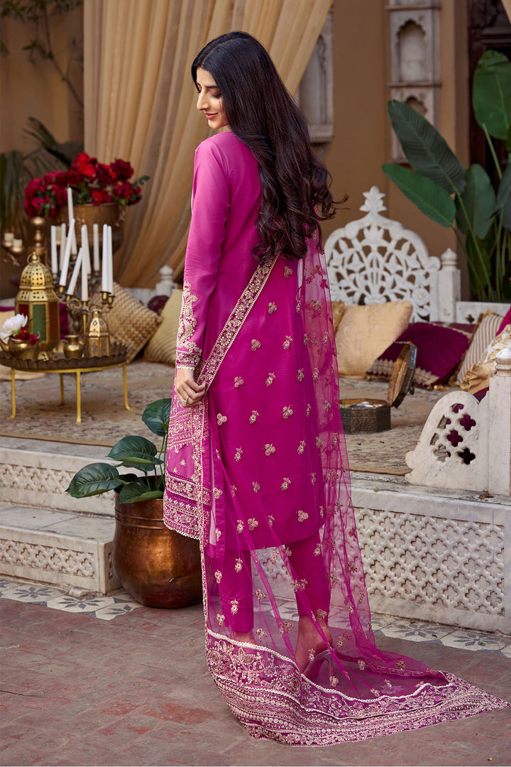 4042-AMAANI EMBROIDERED LAWN STITCHED