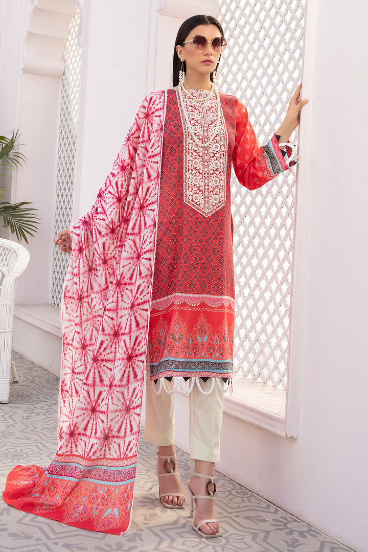 0098-PRINT-A DIGITAL PRINTED LAWN UNSTITCHED