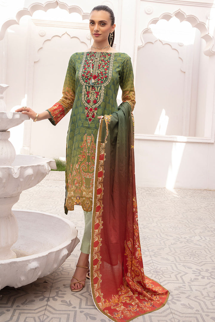 0102-PRINT-A DIGITAL PRINTED LAWN UNSTITCHED