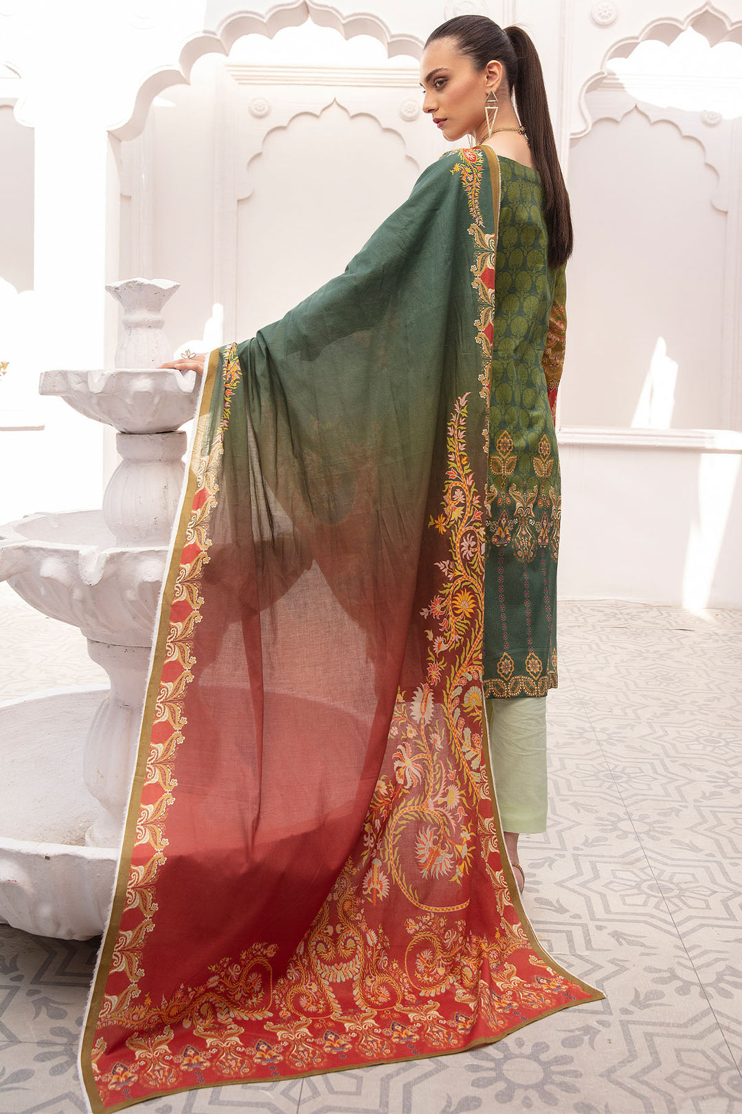 0102-PRINT-A DIGITAL PRINTED LAWN UNSTITCHED