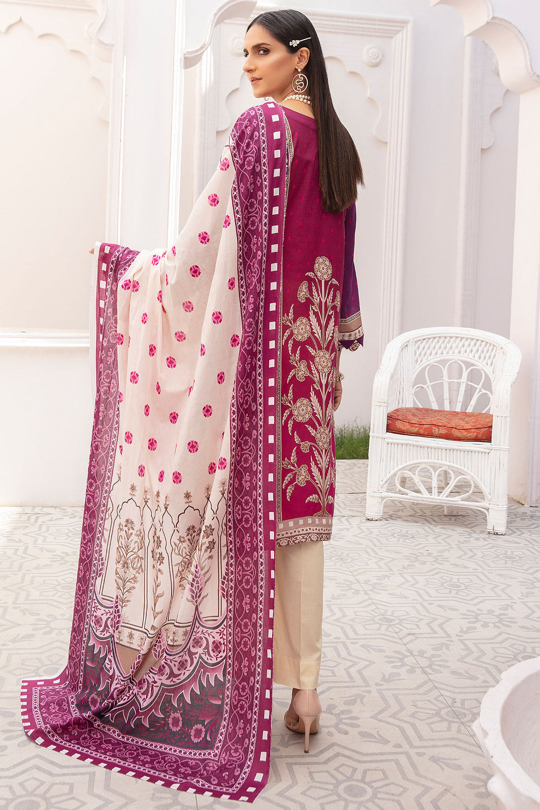 0104-PRINT-A DIGITAL PRINTED LAWN UNSTITCHED