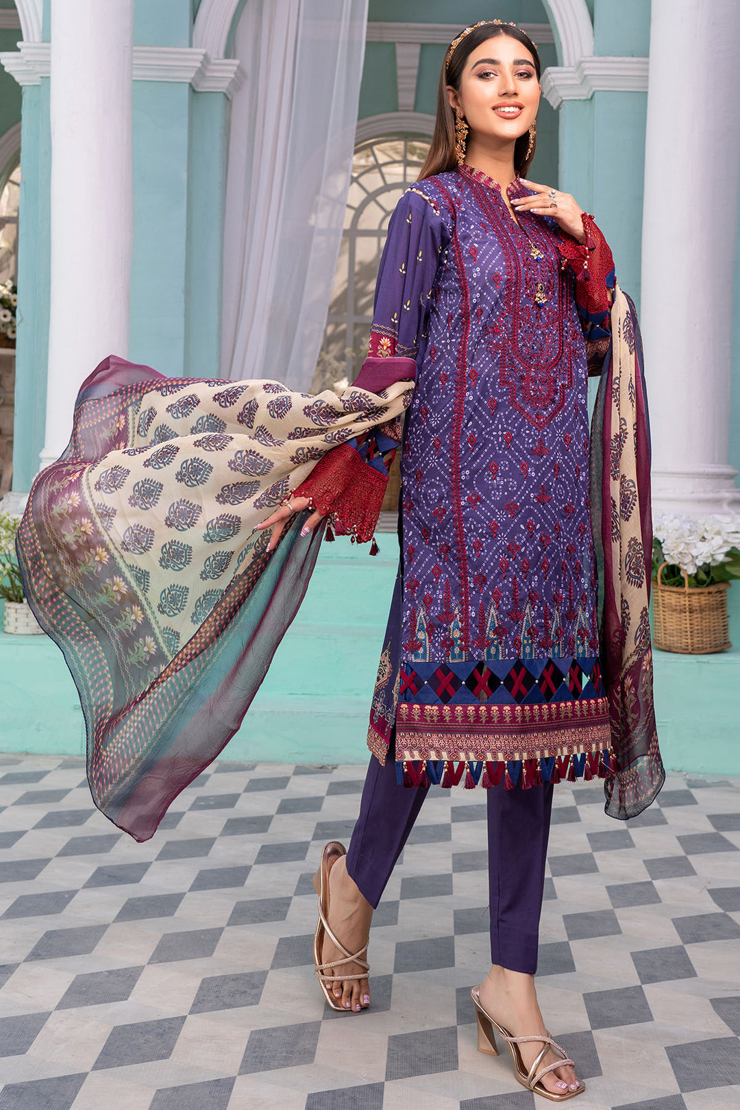 0110-MASAKALI DIGITAL PRINTED LAWN UNSTITCHED