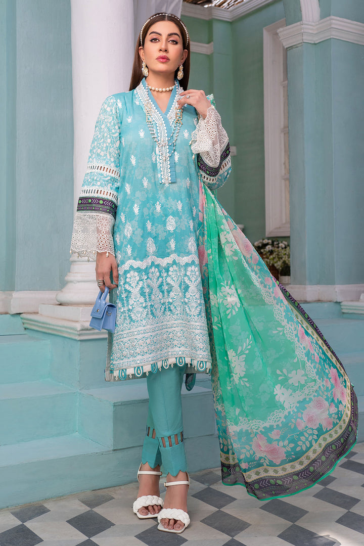 0145-GULE-BISMEL DIGITAL PRINTED LAWN UNSTITCHED