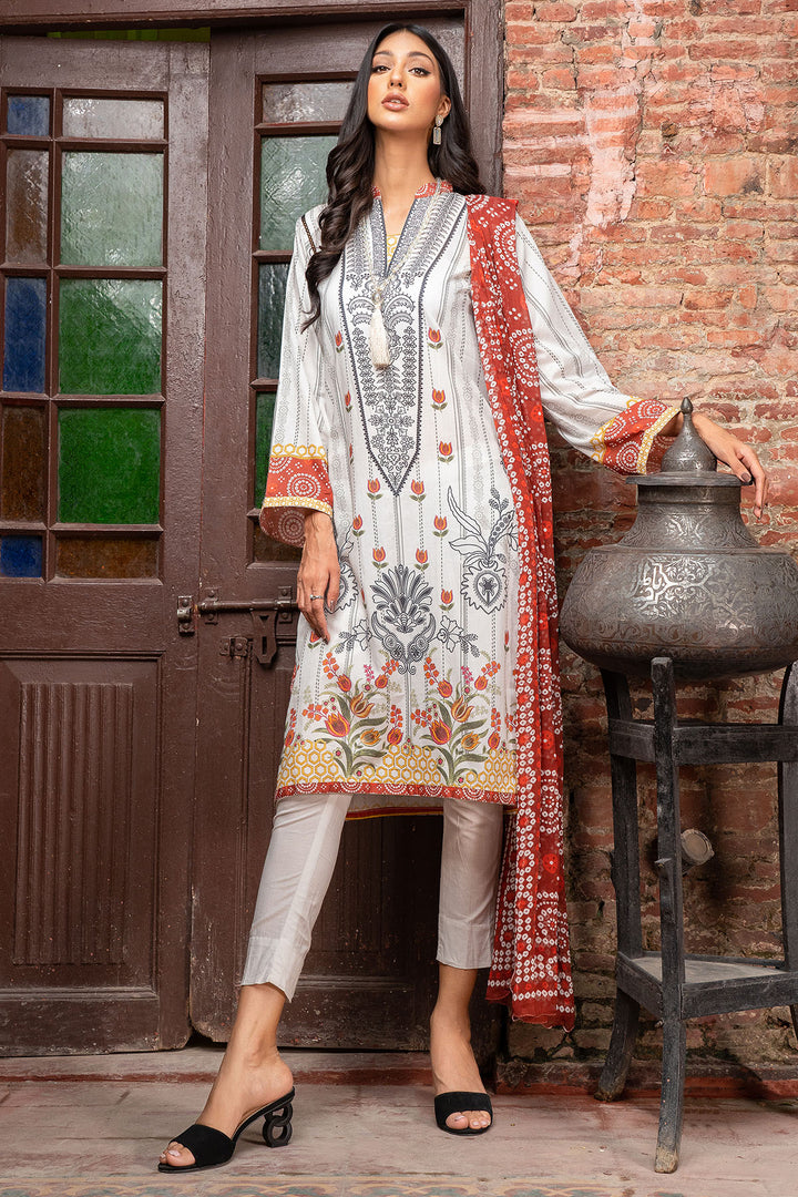 0199-PRINT-A DIGITAL PRINTED LAWN UNSTITCHED