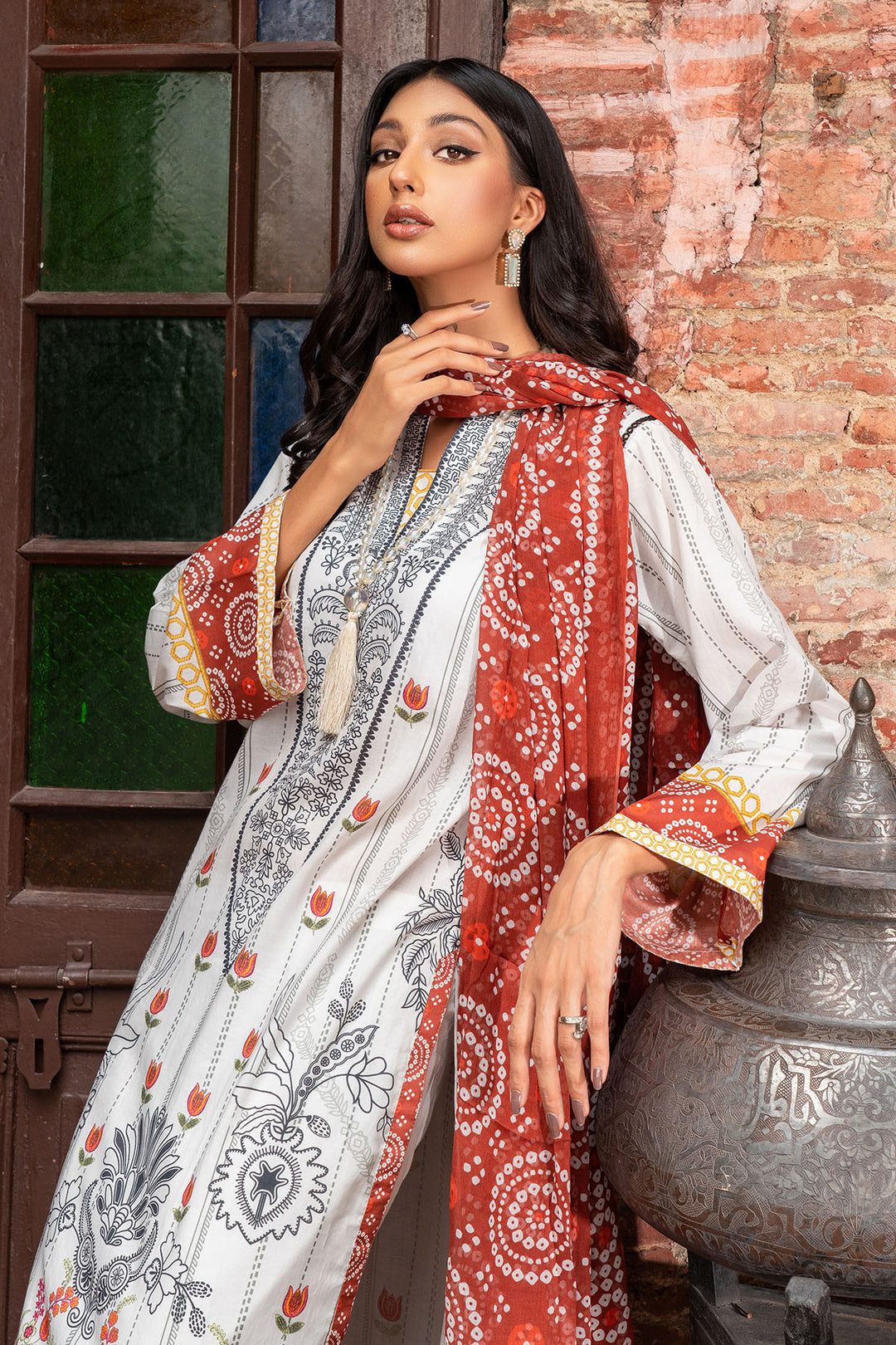 0199-PRINT-A DIGITAL PRINTED LAWN UNSTITCHED