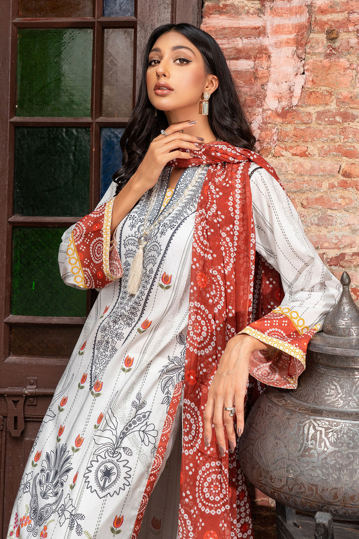 0199-PRINT-A DIGITAL PRINTED LAWN UNSTITCHED