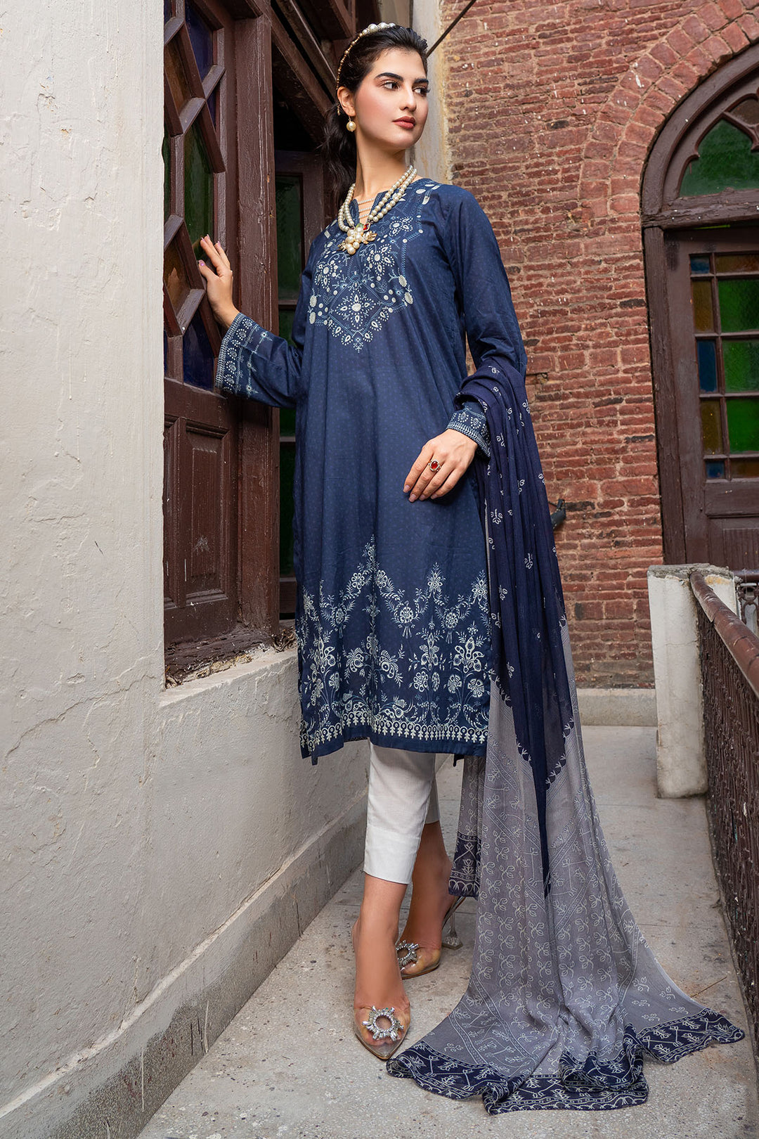 0205-PRINT-A DIGITAL PRINTED LAWN UNSTITCHED