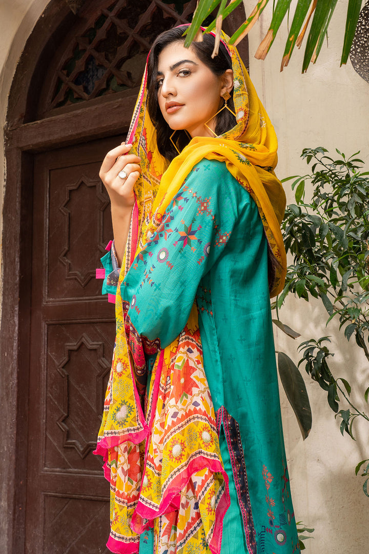 0207-PRINT-A DIGITAL PRINTED LAWN UNSTITCHED